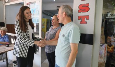 Şehzadeler Belediye Başkanı Gülşah Durbay, esnafın nabzını tuttu