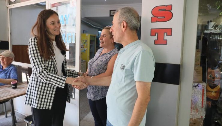 Şehzadeler Belediye Başkanı Gülşah Durbay, esnafın nabzını tuttu