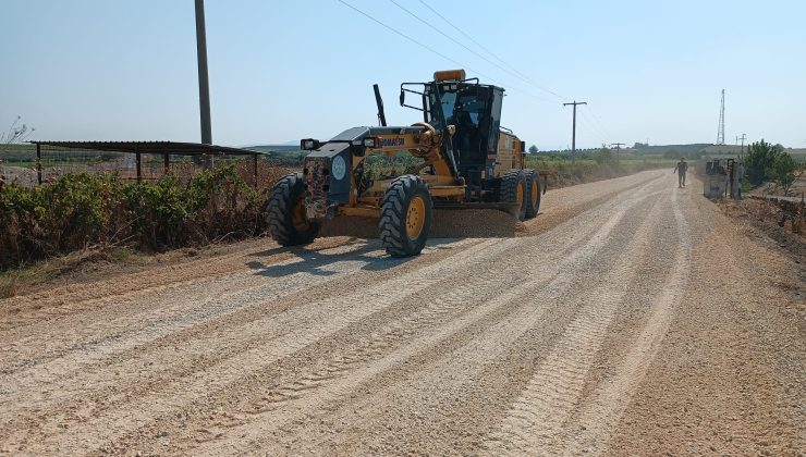 Manisa yolları güçlendirilmeye devam ediyor