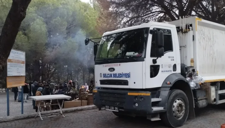 Efes Selçuk’ta “Meryem Ana” için direniş büyüyor: Belediye otopark girişini kapattı